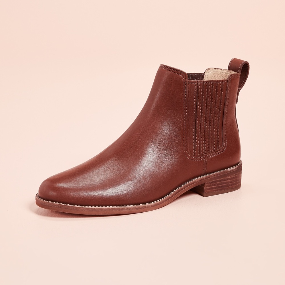 ✨ Madewell The Ainsley Leather Chelsea Boots